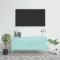 Comoda TV, verde menta, 105x35x50 cm, otel GartenMobel Dekor