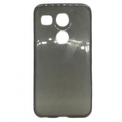 Husa Telefon Silicon LG Nexus 5x Clear Grey Ultra Thin foto