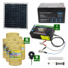 Pachetgard electric cuPanousolar 2,5J putere și6000m Fir160Kgcu acumulator 12Ah