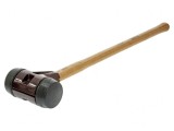 Ciocan SIMPLEX 800mm cu Cap de Lemn și Gumă
