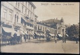 Carte Postala, Bucuresti, Calea Victoriei Piata Teatrului, 1922