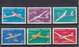 ROMANIA 1977 LP 931 AVIATIE PLANOARE SERIE MNH