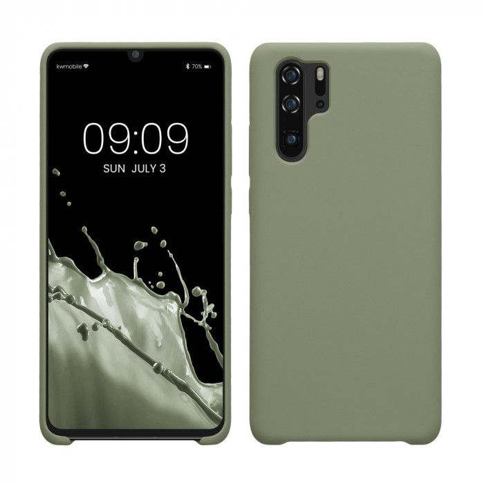 Husa pentru Huawei P30 Pro, Silicon, Verde, 47423.172