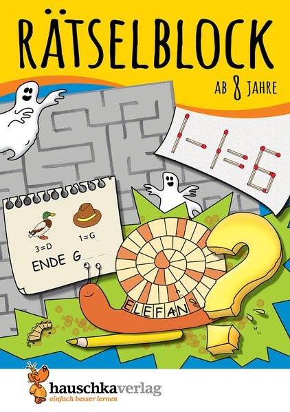 R&auml;tselblock ab 8 Jahre