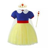 Cumpara ieftin Costum Disney - Rochie cu plasa Alba ca Zapada