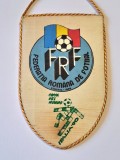 Fanion fotbal - Federatia de Fotbal din ROMANIA - Campionatul Mondial ITALIA 1990