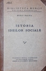 ISTORIA IDEILOR SOCIALE foto