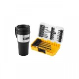 Set 25 accesorii pentru insurubare si gaurire + cana DeWalt, tip DT70707-QZ, Dewalt