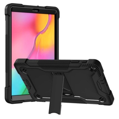 Husa pentru Samsung Galaxy Tab A 10.1 2019 T510/T515 + Folie - Techsuit Rugged TabShell - Black foto