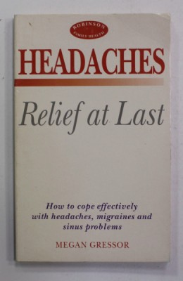 HEADACHES - RELIEF AT LAST by MEGAN GRESSOR , 1995 foto