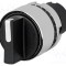 Comutator rotativ 22mm EAO Poz.i stab 2 negru fără IP65 46