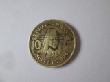 Peru 10 Soles de Oro 1980 Tupac Amaru