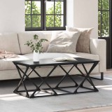 vidaXL Masă de cafea Stejar negru 100 x 49 x 40 cm Lemn compozit 882768