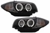 Faruri Angel Eyes BMW Seria 1 E81 E82 E87 E88 (2004-2011) Negru Performance AutoTuning, KITT Lightning