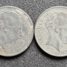 h832 Belgia 25 centimes 1941 FR NL ambele variante