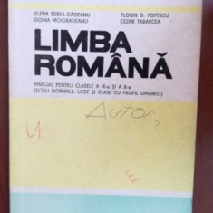 Limba romana: manual pentru clasele a IX-a si a X-a - Elena Berea-Gageanu, Florin D. Popescu