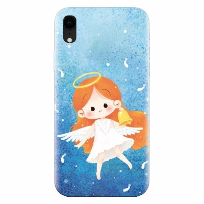 Husa silicon pentru Apple Iphone XR, Cute Angel foto