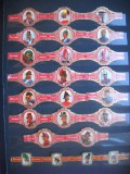 HOPCT LOT NR 50 - MILITARI SI TEHNICA MILITARA CANDVA -48 BUC-ETICHETE VECHI DE TRABUCURI / CIGARS LEBELS -COLECTIE DE LUX-LITHO