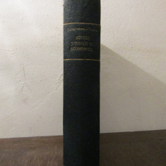 4 titluri colegate studii juridice, economice 1919-1923 Longinescu,Tașcă, Sfetea