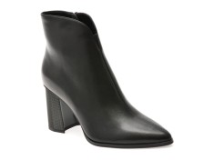 Botine elegante FLAVIA PASSINI negre, DX717, din piele naturala