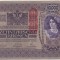 AUSTRIA UNGARIA 10000 COROANE KRONEN 1918 SUPRATIPAR DEUTSCHEOSTEREICH Vertical VF