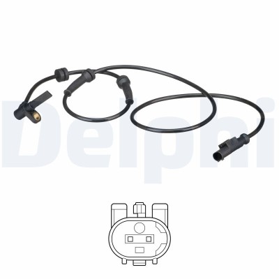 DELPHI SS20578 senzor,turatie roata foto