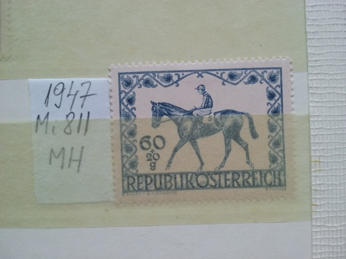 1947- Austria-Rep.Ost.-Mi811-MH