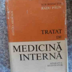 Tratat De Medicina Interna Vol.1 Bolile Aparatului Respirator - Colectiv Redactia Radu Paun ,533073