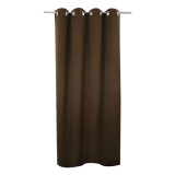 Draperie Caressa, DS13-17, poliester, maro, semiopac, 140 x 245 cm