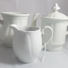 Superb set vintage pentru ceai - ceramica Majolica Schlagenwald ! De colectie !
