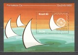 Brazilia.1980 Expozitia filatelica BRAPEX-Bl. SB.481