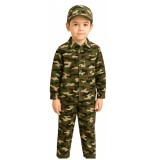 Costum soldat KidMania&reg; cu accesorii pentru copii 9-10 ani 130-140 cm