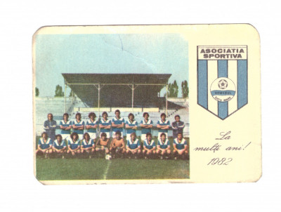 Calendar Asociatia Sportiva Somesul Satu Mare 1982 foto