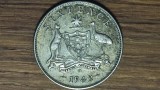 Cumpara ieftin Australia - moneda de colectie argint sterling - 6 pence 1942 D XF+/AU - George VI - impecabila !