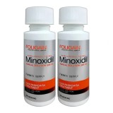Solutie Foligain Minoxidil 5% tratament pentru cresterea parului si barbii, 2 flacoane + o pipeta