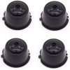 Set 4 Capsule cafea, reutilizabila, reincarcabila, compatibil Dolce Gusto, negru