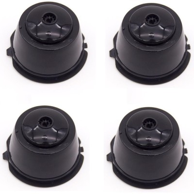 Set 4 Capsule cafea, reutilizabila, reincarcabila, compatibil Dolce Gusto, negru foto
