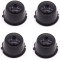 Set 4 Capsule cafea, reutilizabila, reincarcabila, compatibil Dolce Gusto, negru