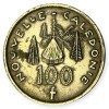 NOUA CALEDONIE 100 FRANCI CFP 2008 , KM 15a [2] VF, Australia si Oceania, Bronz-Aluminiu