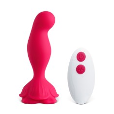 Vibrator anal Flower Base Red