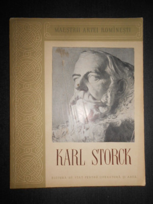 Barbu Brezianu - Karl Storck. Maestrii Artei Romanesti (1954) foto