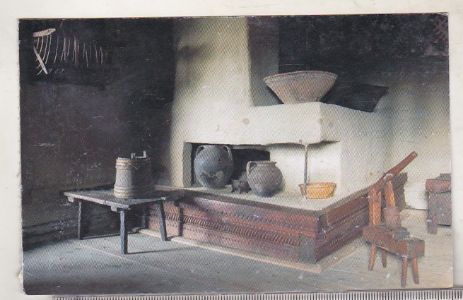 bnk cp Sighet - Muzeul Maramuresan - Interior casa Buftea - necirculata