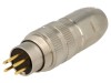Conector M16 mufă tată lipire 5 pini 5A 250V drept