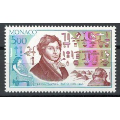 Monaco 1990 Mi 1977 MNH - 200 de ani Jean Fran&ccedil;ois Champollion