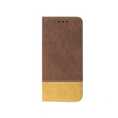 Husa LG K50S - Suede Book (Maro) foto