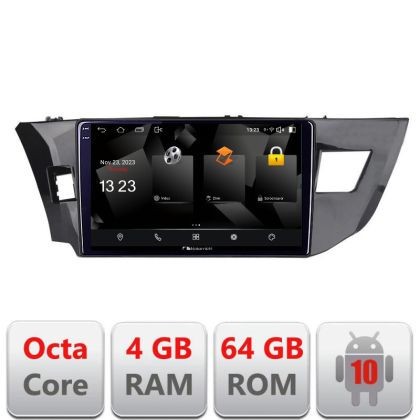 Navigatie Toyota Corolla 2013-2017 5510-470 Android Octa Core 720p 4+64 DSP 360 camera carplay android auto CarStore Technology