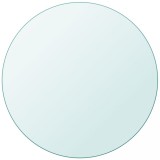 vidaXL Blat masă din sticlă securizată rotund 800 mm 243629