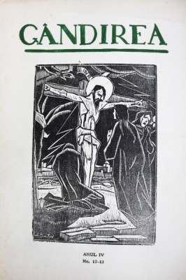 Revista Gandirea,Anul IV,NR12-13,Femeia de ciocolata,Gib Mihaescu,inedita, L.Blaga s.a, foto