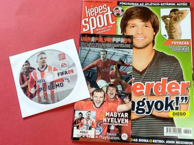 Revista fotbal - &amp;quot;KEPES SPORT&amp;quot;(limba maghiara) (8-14.10.2008) CD+ 5 postere foto