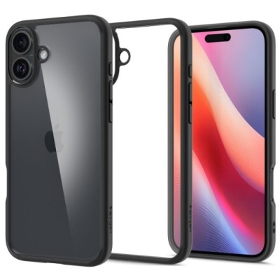 Husa pentru iPhone 16 - Spigen Ultra Hybrid - Matte Black foto